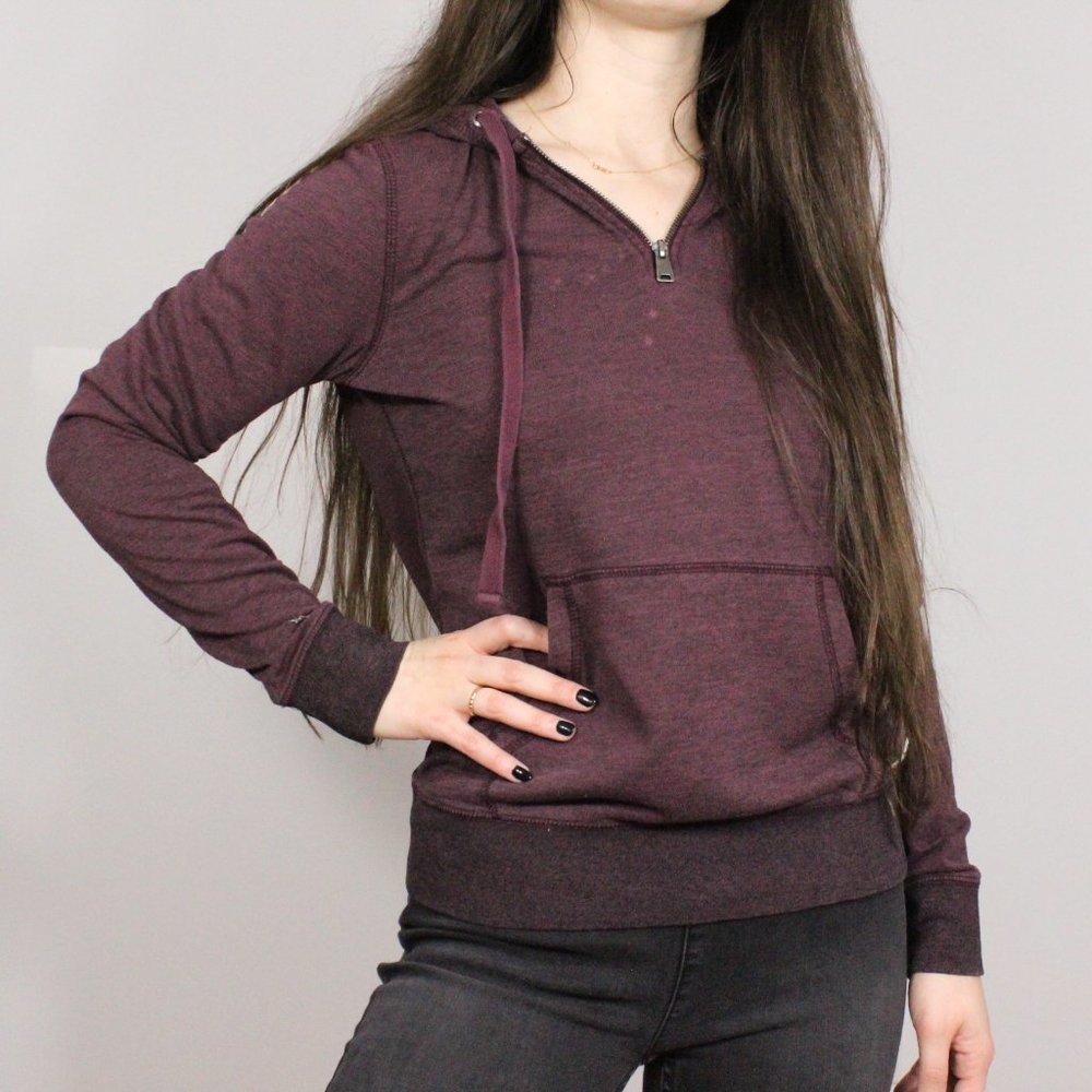 *Roots Purple  3/4 Zip Sweater